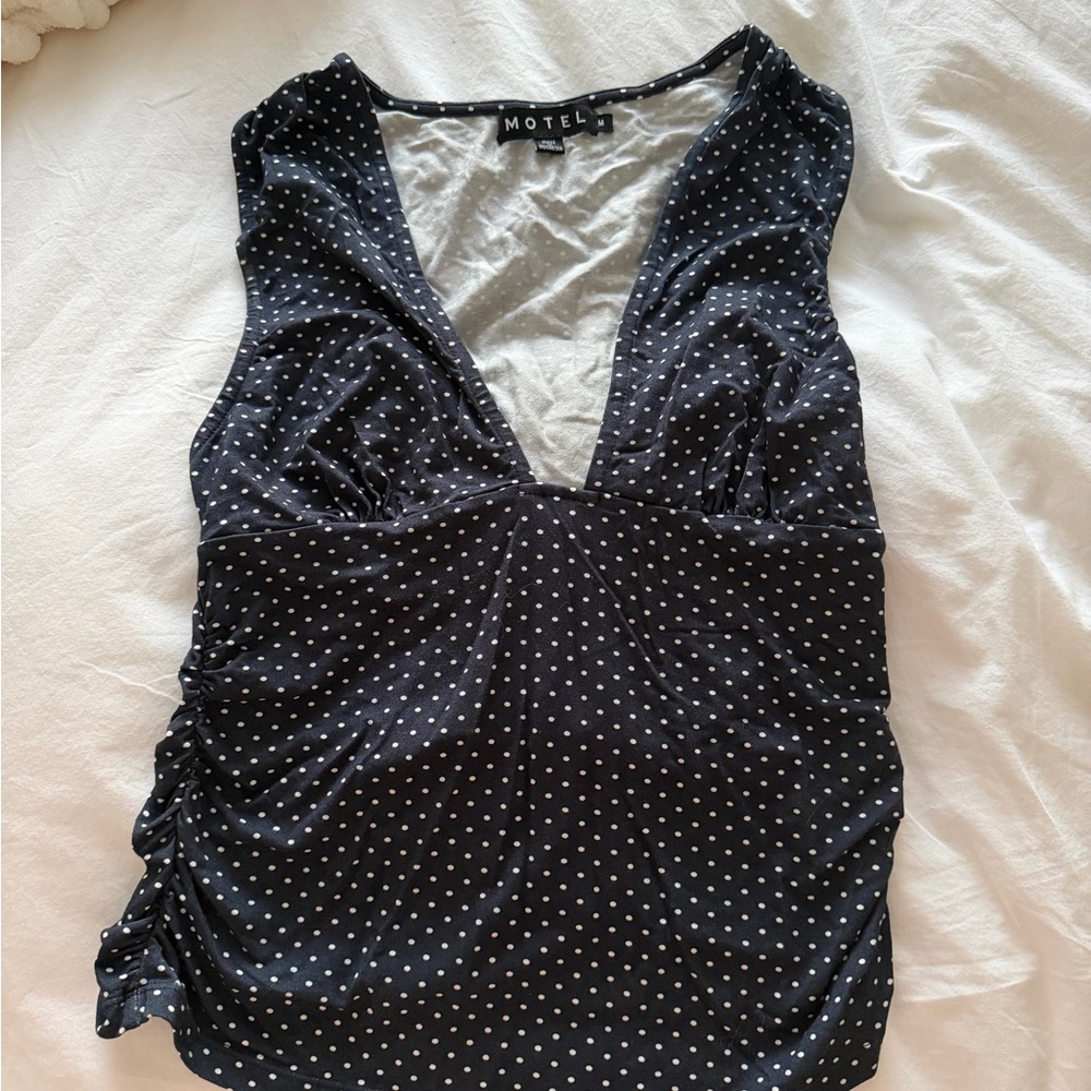 Motel Rocks Polka Dot Top